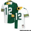 Adrian Amos No 31 Green Bay Packers Mitchell & Ness 1996 Split Legacy Replica Jersey Green White