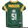 Jim Taylor No 33 Green Bay Packers Dog Jersey Green – Replica
