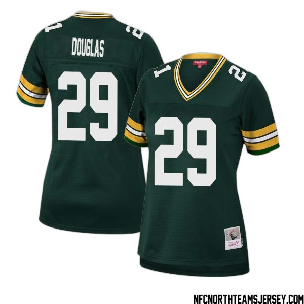 Rasul Douglas No 29 Green Bay Packers Mitchell & Ness Women 2010 Legacy Replica Player Jersey Green