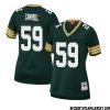 Desmond Howard No 81 Green Bay Packers Mitchell & Ness Women 2010 Legacy Replica Player Jersey Green