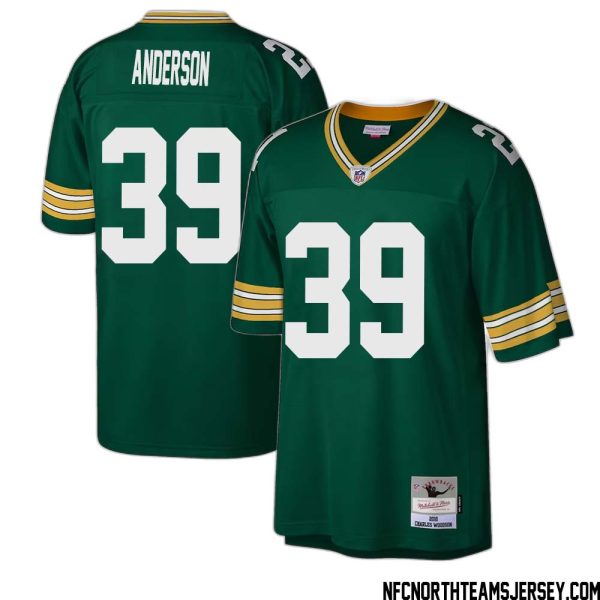 Zayne Anderson No 39 Green Bay Packers Mitchell & Ness Legacy Replica Jersey Green