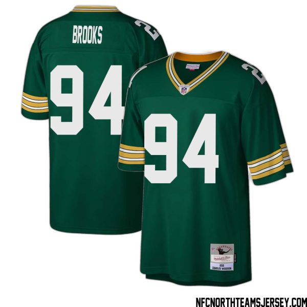 Karl Brooks No 94 Green Bay Packers Mitchell & Ness Legacy Replica Jersey Green