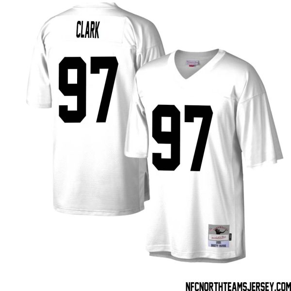Kenny Clark No 97 Green Bay Packers Mitchell & Ness Legacy Replica Jersey White