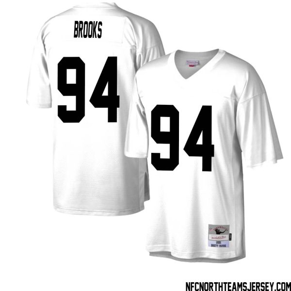 Karl Brooks No 94 Green Bay Packers Mitchell & Ness Legacy Replica Jersey White