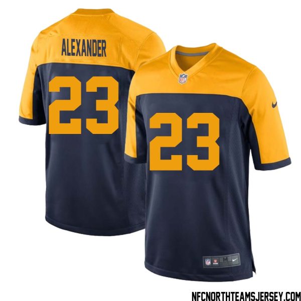 Jaire Alexander No 23 Green Bay Packers Ausweichtrikot Jugendliche For Men – Replica