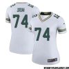Henry Pearson No 44 Green Bay Packers Color Rush Legend Jersey White Womens – Replica