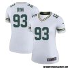 Gale Gillingham No 68 Green Bay Packers Color Rush Legend Jersey White Womens – Replica