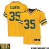 Dallin Leavitt No 6 Davante Adams Green Bay Packers Inverted Legend Jersey Gold Youth – Replica
