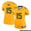 Ben Sims No 89 Davante Adams Green Bay Packers Inverted Legend Jersey Gold Women – Replica