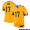 Darnell Savage No 26 Davante Adams Green Bay Packers Inverted Legend Jersey Gold – Replica