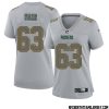 Rashan Gary No 52 Green Bay Packers Atmosphere Jersey Grey Womens – Replica