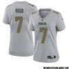 Rashan Gary No 52 Green Bay Packers Atmosphere Jersey Grey Womens – Replica