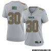 Clay Matthews No 52 Green Bay Packers Atmosphere Jersey Grey Womens – Replica