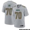 Steve Mcmichael No 90 Green Bay Packers Atmosphere Jersey Grey Mens – Replica