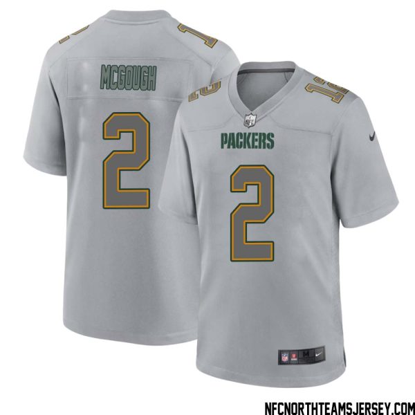 Alex Mcgough No 2 Green Bay Packers Atmosphere Jersey Grey Mens – Replica