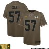Bobby Dillon No 44 Green Bay Packers 2022 Salute To Service Limited Player Jersey Youth – Replica