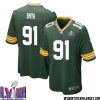 Paul Hornung No 40 Green Bay Packers Super Bowl Lviii Home Game Jersey Mens – Replica