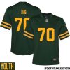 Steve McMichael No 90 Green Bay Packers Alternate Jersey Green Youth – Replica