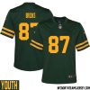 Reggie White No 92 Green Bay Packers Alternate Jersey Green Youth – Replica