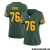 Jonathan Ford No 99 Green Bay Packers Alternate Jersey Green Womens – Replica