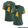 Caleb Jones No 72 Green Bay Packers Alternate Jersey Green Womens – Replica