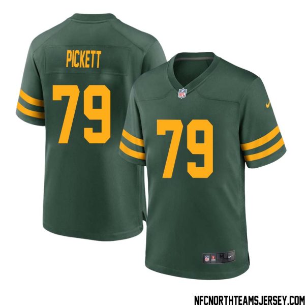 Ryan Pickett No 79 Green Bay Packers Alternate Jersey Green Mens – Replica