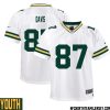 Willie Buchanon No 28 Green Bay Packers Away Game Jersey Youth White – Replica
