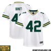 Patrick Taylor No 27 Green Bay Packers Away Game Jersey Youth White – Replica