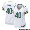 Patrick Taylor No 27 Green Bay Packers Away Game Jersey Womens White – Replica