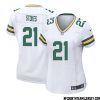 Eric Wilson No 45 Green Bay Packers Away Game Jersey Womens White – Replica