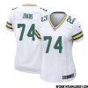 Dontayvion Wicks No 13 Green Bay Packers Away Game Jersey Womens White – Replica