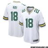 Martellus Bennett No 80 Green Bay Packers Away Game Jersey Mens White – Replica
