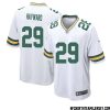 Carrington Valentine No 37 Green Bay Packers Away Game Jersey Mens White – Replica