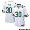 AJ Dillon No 28 Green Bay Packers Away Game Jersey Mens White – Replica