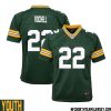Robert Brooks No 87 Green Bay Packers Home Game Jersey Youth – Replica