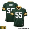 Kiondre Thomas No 43 Green Bay Packers Home Game Jersey Youth – Replica