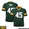 Eric Stokes No 21 Green Bay Packers Home Game Jersey Youth – Replica