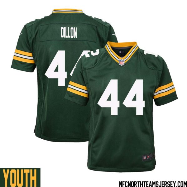 Bobby Dillon No 44 Green Bay Packers Home Game Jersey Youth – Replica