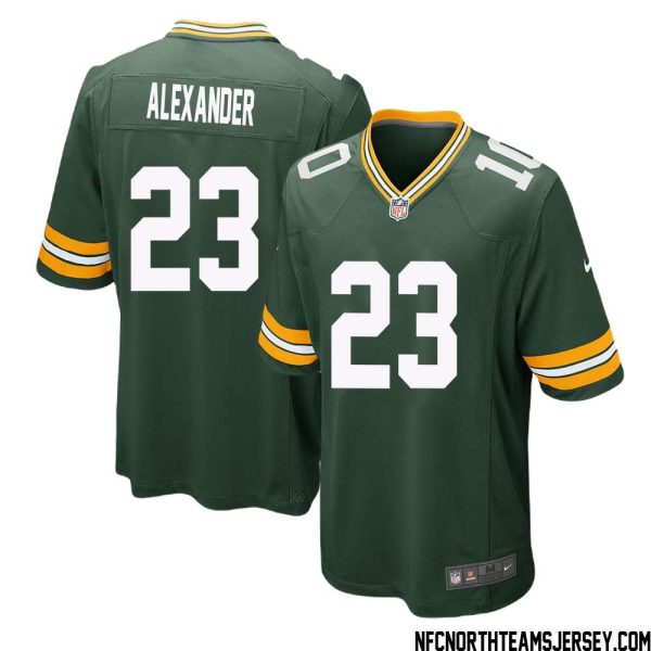 Jaire Alexander No 23 Green Bay Packers Home Game Jersey Mens – Replica
