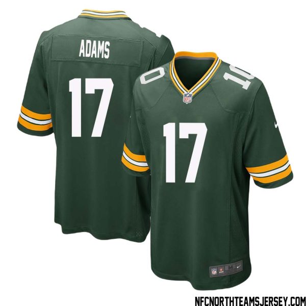 Davante Adams No 17 Green Bay Packers Home Game Jersey Mens – Replica