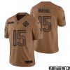 Braxton Jones No 70 Men Brown Chicago Bears 2023 Salute To Service Retired Player Limited Jersey – Replica