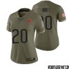 Tremaine Edmunds No 49 Women Olive Chicago Bears 2022 Salute To Service Retired Player Limited Jersey – Replica