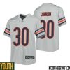 Roy Mbaeteka No 78 Youth Silver Chicago Bears Inverted Legend Jersey – Replica