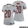 Travis Bell No 73 Women Silver Chicago Bears Inverted Legend Jersey – Replica