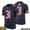 Jim Covert No 74 Youth Navy Chicago Bears Color Rush Legend Jersey – Replica