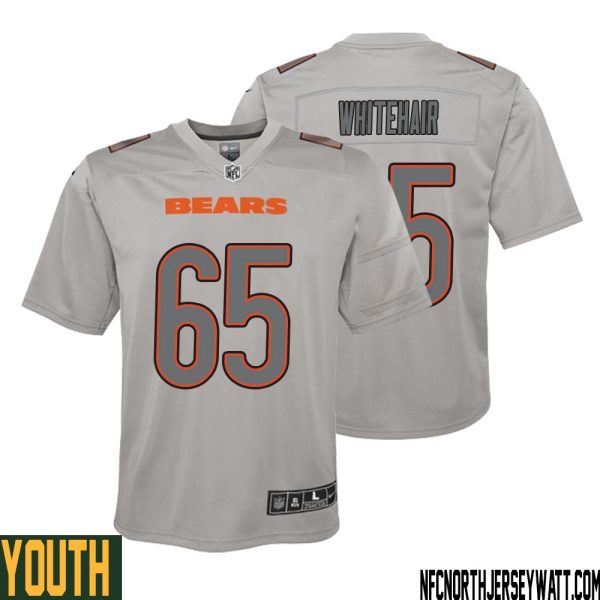 Cody Whitehair No 65 Youth Gray Chicago Bears Atmosphere Fashion Game Jersey – Replica
