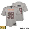 Zacch Pickens No 96 Women Gray Chicago Bears Atmosphere Fashion Game Jersey – Replica