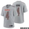 Eddie Jackson No 39 Men Gray Chicago Bears Atmosphere Fashion Game Jersey – Replica