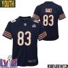 Yannick Ngakoue No 91 Chicago Bears Super Bowl Lviii Home Game Jersey Navy For Youth – Replica