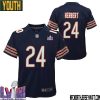 Kevin Butler No 6 Chicago Bears Super Bowl Lviii Home Game Jersey Navy For Youth – Replica